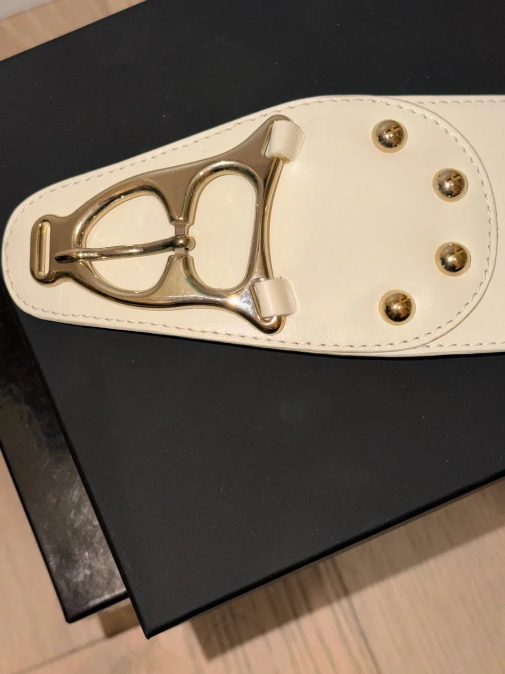 Celine leather belt